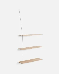 Estantería Stedge Add-on 80 cm, Roble pigmentado blanco