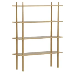 Estantería Stories con 4 estantes, Oak