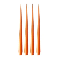 ester & erik 4 Velas lacadas, Mild orange 16, 32 cm