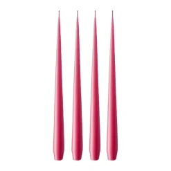 ester & erik 4 Velas mate, Deep pink 41/2, 42 cm