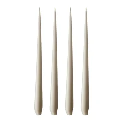 ester & erik 4 Velas mate, linen grey, 42 cm