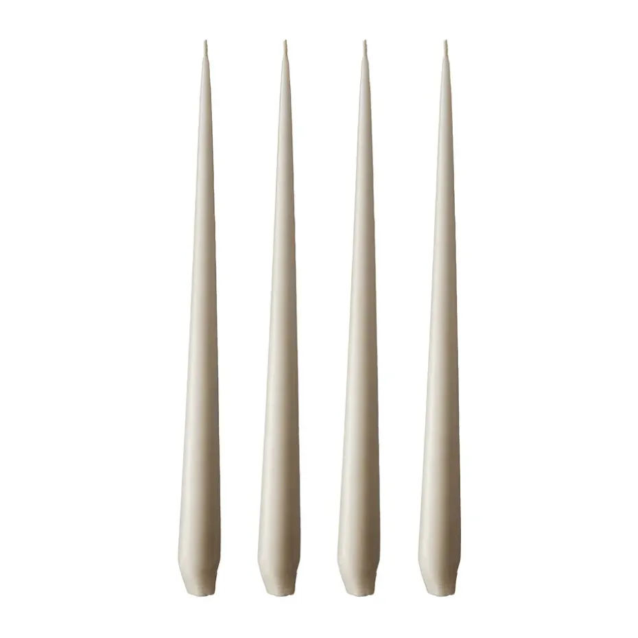 ester & erik 4 Velas mate, linen grey, 42 cm