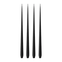 ester & erik 4 Velas mate, Velvet matt black 95, 42 cm
