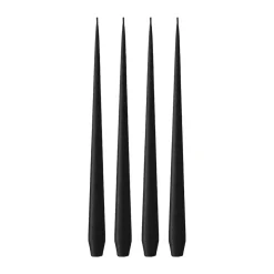 ester & erik 4 Velas mate, Velvet matt black 95, 32 cm