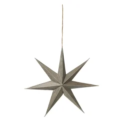 Estrella de madera Venice Ø20 cm, Fungi