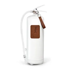 Extintor Solstickan 6 kg, Blanco-cuero oscuro marrón