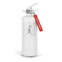 Extintor Solstickan 2 kg, Blanco-plateado