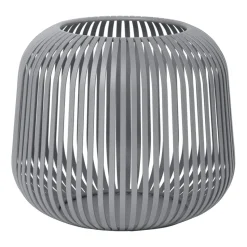 Farol portavelas Lito Ø20 cm, Steel gray