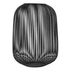 Farol portavelas Lito Ø32 cm, Negro