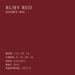 Gancho Butterflies mediano, Ruby red