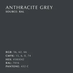 Gancho Butterflies mini, Anthracite grey