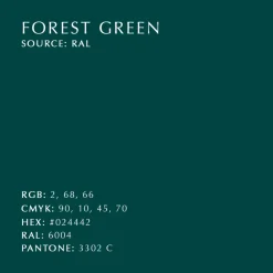 Gancho Butterflies mini, Forest green