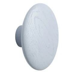 Gancho Dots wood light blue, Ø13 cm