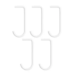 Gancho J String paquete de 5, Blanco