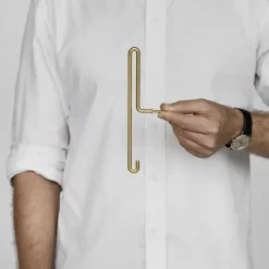 Gancho Moebe Wall hook large, oro mate