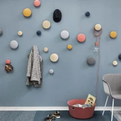 Gancho The Dots, azul de medianoche, grande