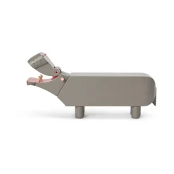 Hipopótamo de madera, Gris