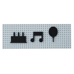 Iconos Happy Birthday Design Letters, negro