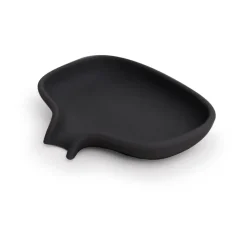 Jabonera con drenaje Soap Saver Flow small, Negro