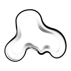 Jarrón Alvar Aalto transparente, 160 mm