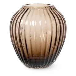 Jarrón de vidrio Hammershøi 14 cm, nogal