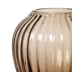 Jarrón de vidrio Hammershøi 14 cm, nogal