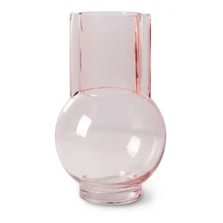Jarrón de vidrio HK Living 23 cm, pink