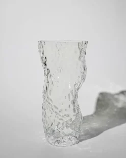 Jarrón de vidrio Ostra Rock 30 cm, Clear
