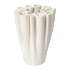 Jarrón Dedali 11 cm, Off-white