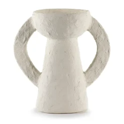 Jarrón Earth L, White