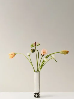 Jarrón Hydraulic 25 cm, Stainless steel, 25 cm