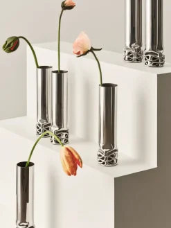 Jarrón Hydraulic 25 cm, Stainless steel, 25 cm