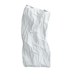 Jarrón Kami medio 35x16 cm, Bone white