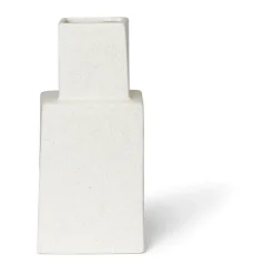 Jarrón Koa H29, Off white