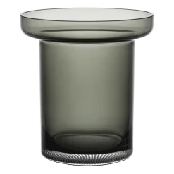 Jarrón Limelight Tulip 19,5 cm, gris humo