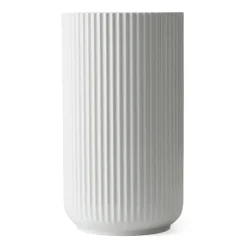 Jarrón Lyngby, blanco, 38 cm