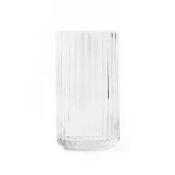 Jarrón Lyngby, vidrio transparente, 15 cm