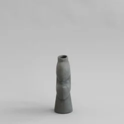 Jarrón mediano Tribal, Gris oscuro