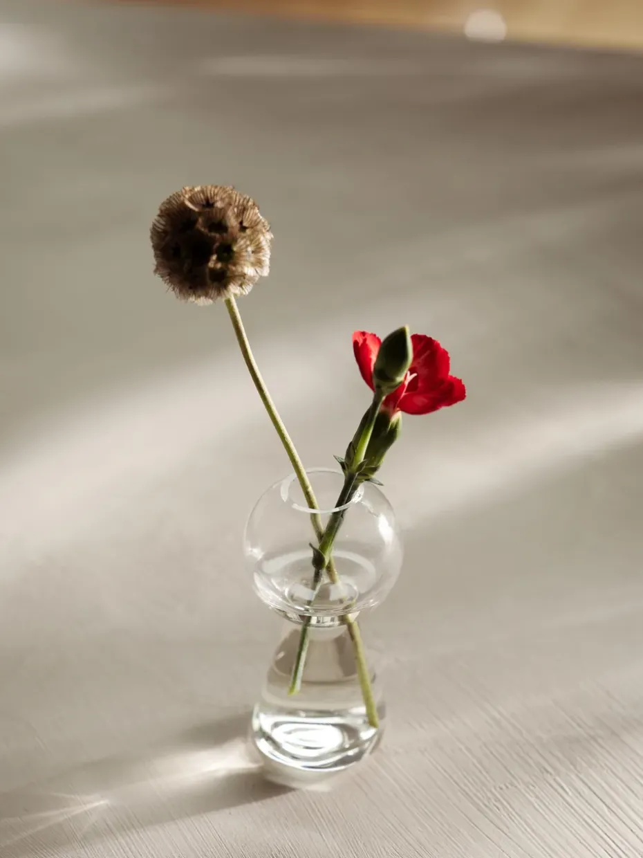 Jarrón mini Bon Bon 8,7 cm, transparente