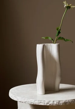 Jarrón Moire 19x30 cm, Off-white