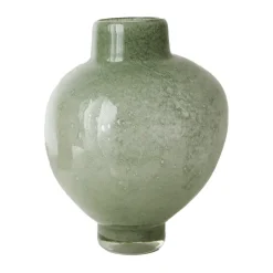 Jarrón pequeño Mila 19,5 cm, Verde