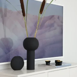 Jarrón Pillar 32 cm, Black