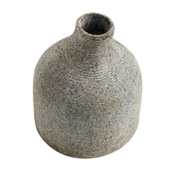 Jarrón Stain pequeño, gris-marrón