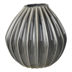 Jarrón Wide smoked pearl, 30 cm