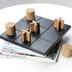 Juego Play, Negro-piezas de juego en roble blanco aceitado