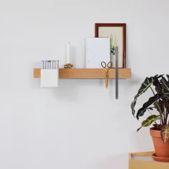 Listón magnético Flex Rail 60 cm, roble-blanco