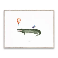Lámina Coco the Crocodile, 30x40 cm