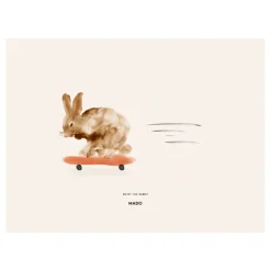 Lámina Rocky the Rabbit, 30x40 cm