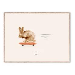 Lámina Rocky the Rabbit, 30x40 cm