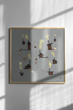 Lámina Sauna, 50x50 cm